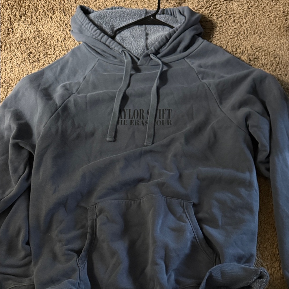 Blue Taylor swift the eras tour hoodie